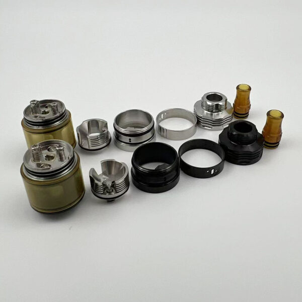 YFTK Four One Five 415 S61 V2 MTL RTA Rebuildable Tank 2.0ml 22mm Single Coil Top Filling Airflow Adjust Atomizer - Image 9
