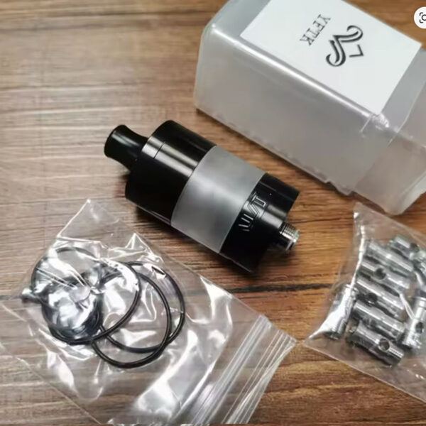 YFTK VWM Intensa RTA Vape Vaper Vapor Vaporizesrs Ecigs Tank 5.2ml 22mm PCTG Glass Rebuildable Tank with 10pcs Air Pins - Image 3