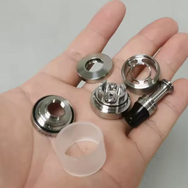 YFTK VWM Intensa RTA Vape Vaper Vapor Vaporizesrs Ecigs Tank 5.2ml 22mm PCTG Glass Rebuildable Tank with 10pcs Air Pins - Image 4