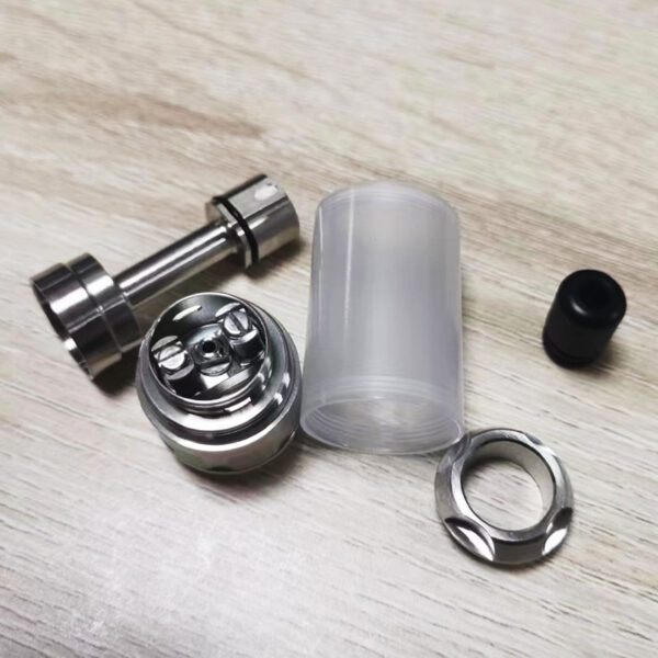 YFTK  BY KA V8+ 22MM 5.1ML MTL/RDL 316 SS Tank atomizer - Image 5