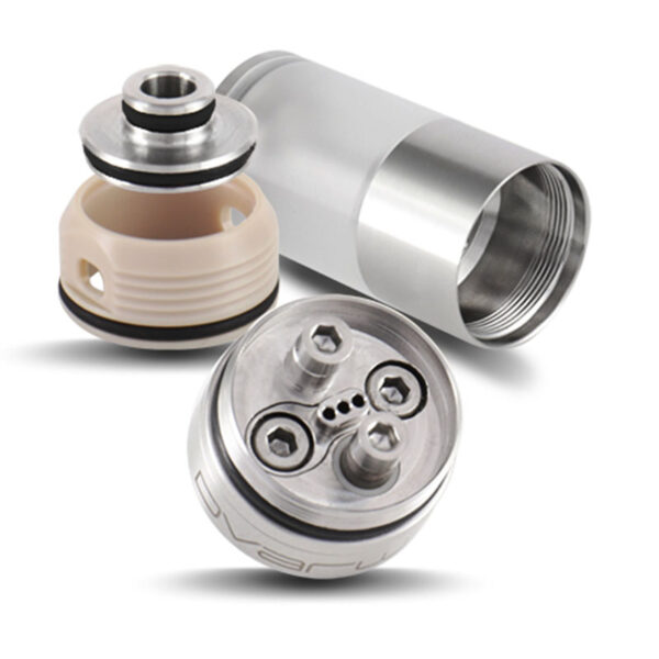 YFTK Dvarw 16 FL RTA Rebuildable Tank SS316 2.0ml 16mm Diameter with Full Airflow Inserts Set Single Coil Vape Atomizers - Image 5