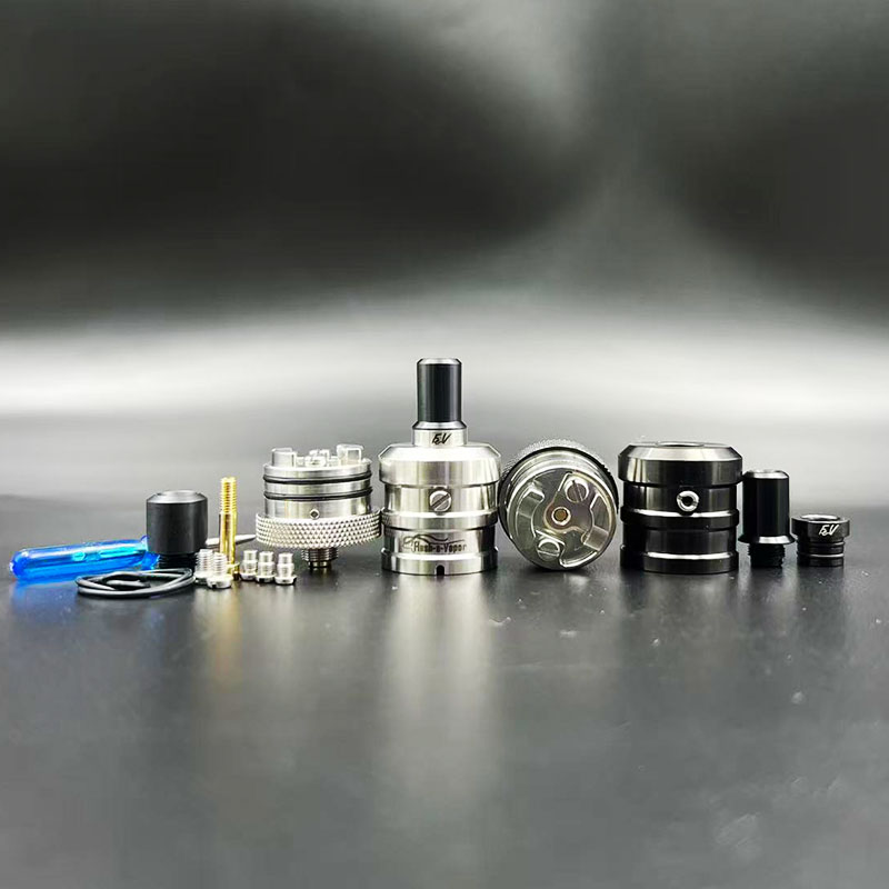 Vafflee Flash e Vapor Fev V4.5S+ RTA tank atomizer Build Deck Base 510 Squonk BF PIN (Improved) Vape Accessory - Image 3