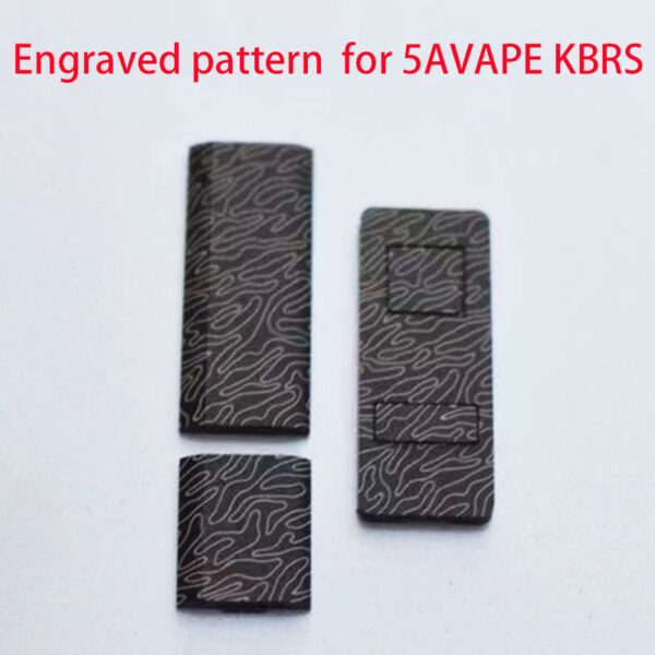 Engraved pattern Panel Plate for PSYCHOMOD KBR-S Style Mod Kit for 5gvape SXK KBRS - Image 3