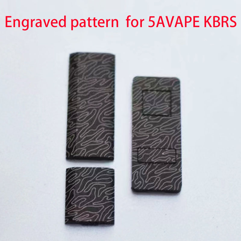 Engraved pattern Panel Plate for PSYCHOMOD KBR-S Style Mod Kit for 5gvape SXK KBRS - Image 3