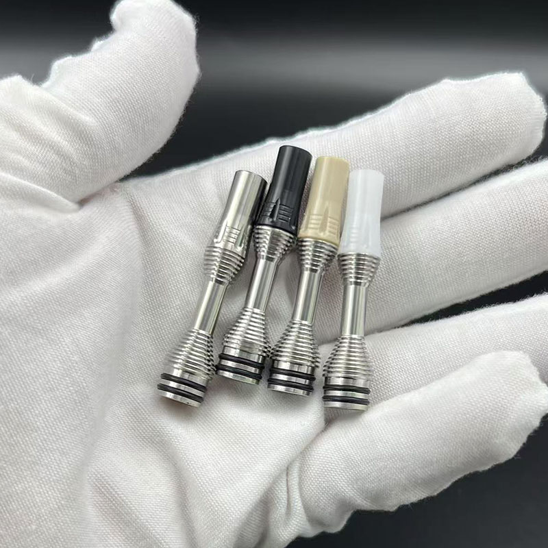 Vafflee vape 510 Drip Tip Four One Five 415 long Tip Tombo Giri Baby Style Set for RDA RBA RTA tank atomizers E-cigs accessory - Image 4