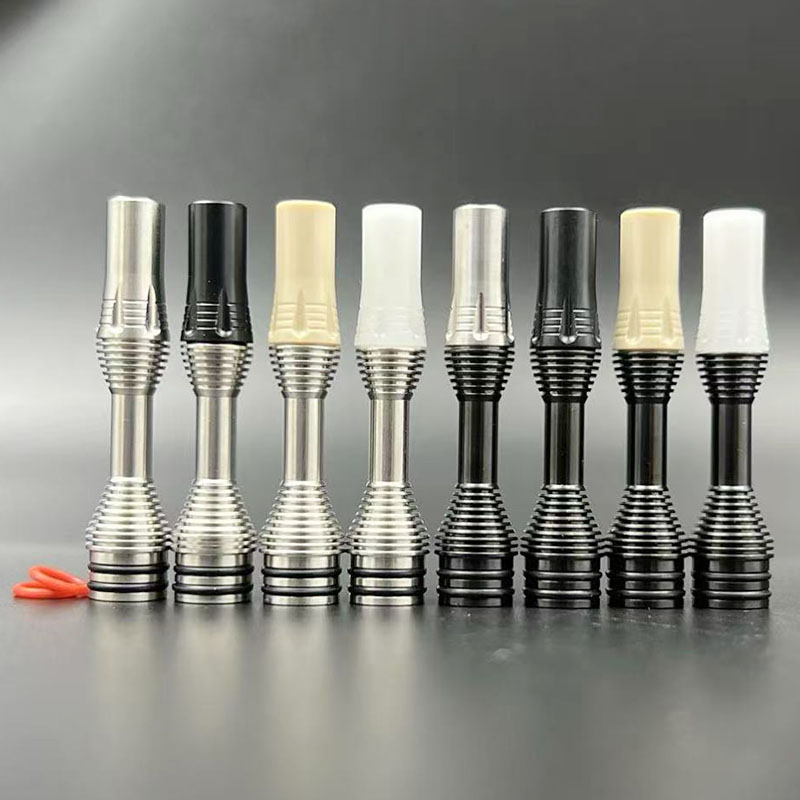 Vafflee vape 510 Drip Tip Four One Five 415 long Tip Tombo Giri Baby Style Set for RDA RBA RTA tank atomizers E-cigs accessory