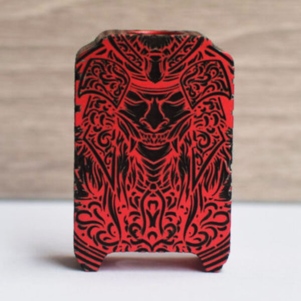 MK MODS Engraved boro tank warrior pattern for Billet box mod - Image 4