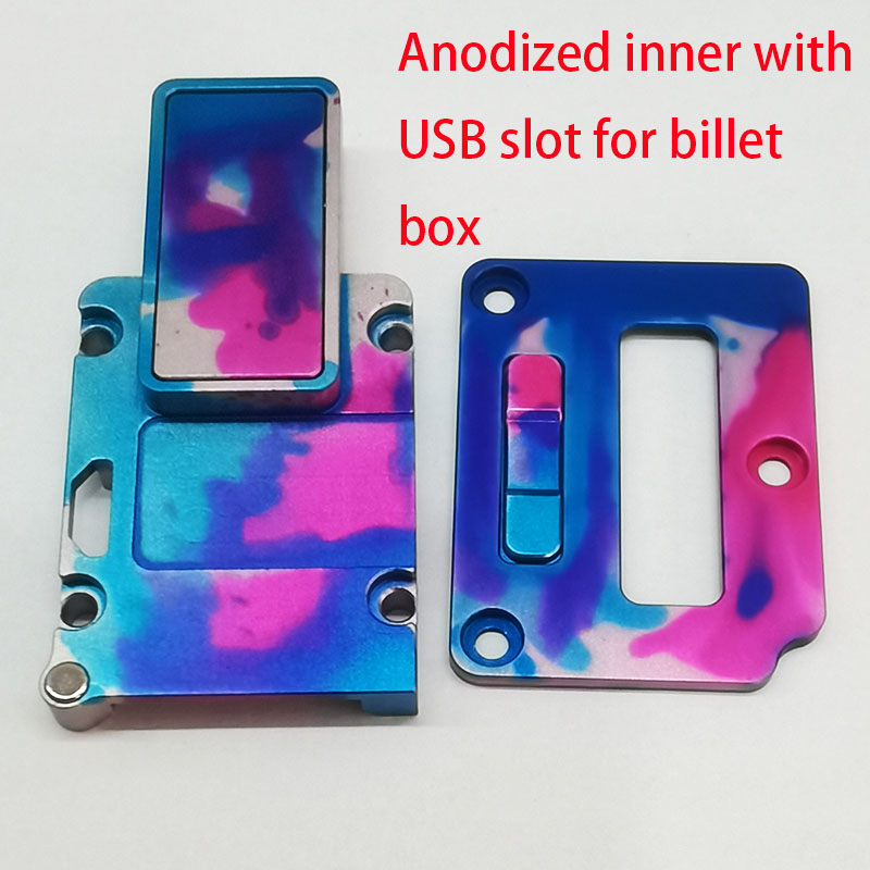 MK MODS anodized inner with USB slot for billet box mod - Image 2