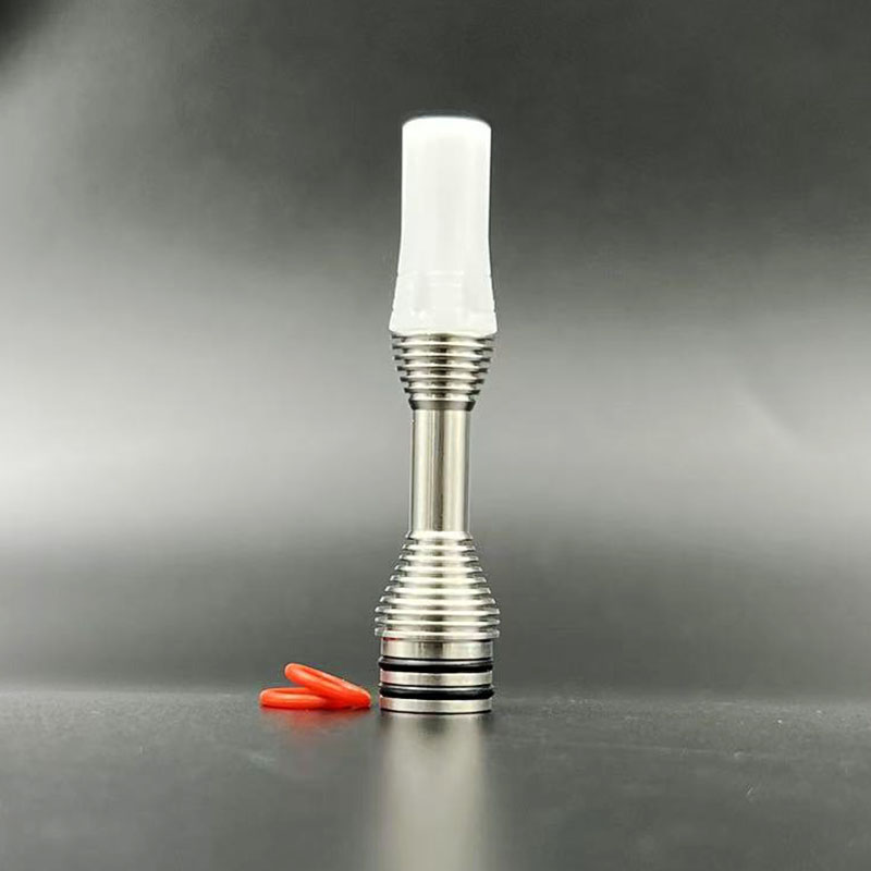 Vafflee vape 510 Drip Tip Four One Five 415 long Tip Tombo Giri Baby Style Set for RDA RBA RTA tank atomizers E-cigs accessory - Image 5