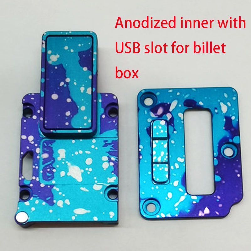 MK MODS anodized inner with USB slot for billet box mod - Image 3