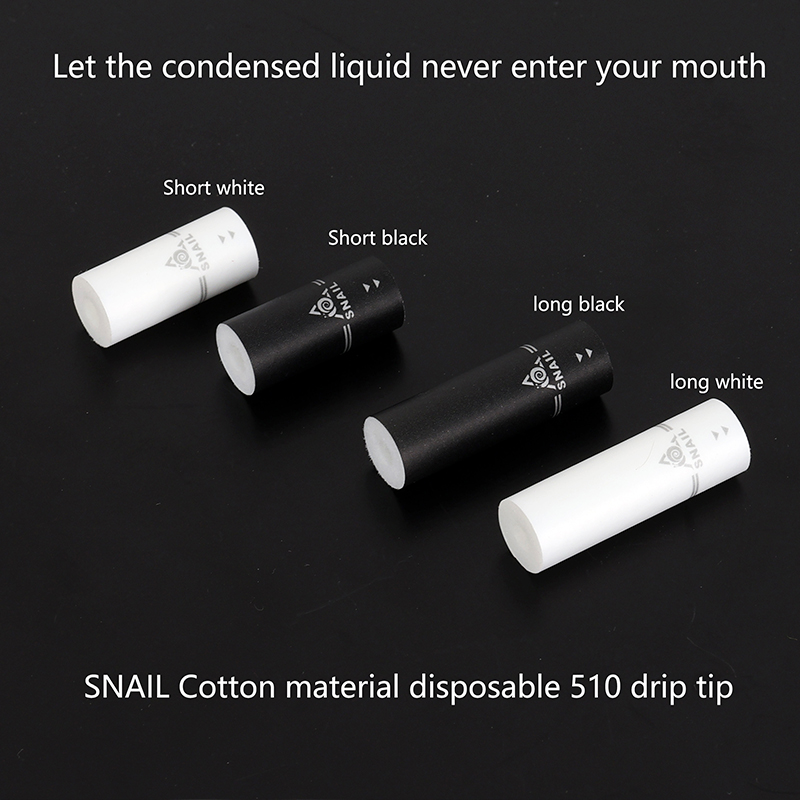 YFTK SNAlL Cotton material disposable 510 drip tip DIY test mouthtips