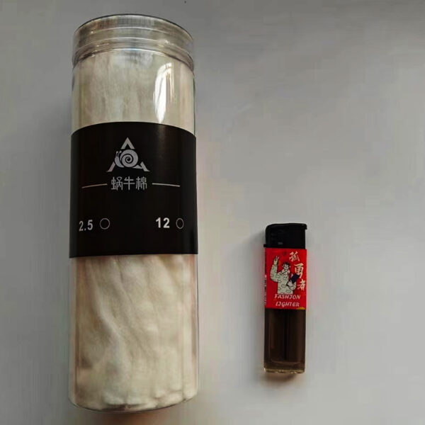 YFTK Snail Cotton 12MM 2.5mm/3mm Protable Prime Cottons for Zeus X RTA Berserker Dead Rabbit RTA Profile Mesh RDA RDTA Vape - Image 5