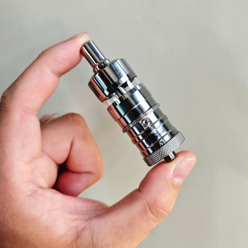 YFTK Style Ti Titanium Flash E-vapor V4.5S+ RTA Rebuildable Atomizer Ti Material 23mm 4.5ml Dual Post Design E-Cigarette Vaper Vape Pen - Image 5