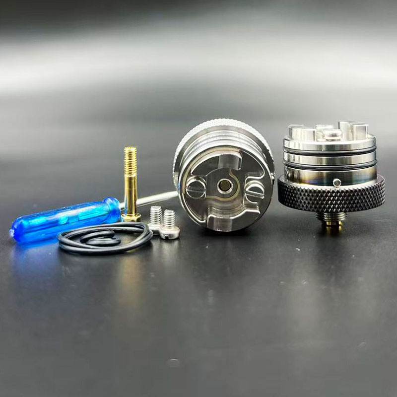 Vafflee Flash e Vapor Fev V4.5S+ RTA tank atomizer Build Deck Base 510 Squonk BF PIN (Improved) Vape Accessory