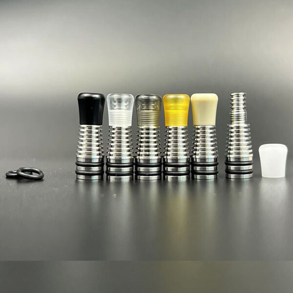 Vafflee 415 Benimaru style Drip tip 510 mtl mouthpiece short 3.3mm inner diameter for RDA RBA RTA tank Vape accessory - Image 6