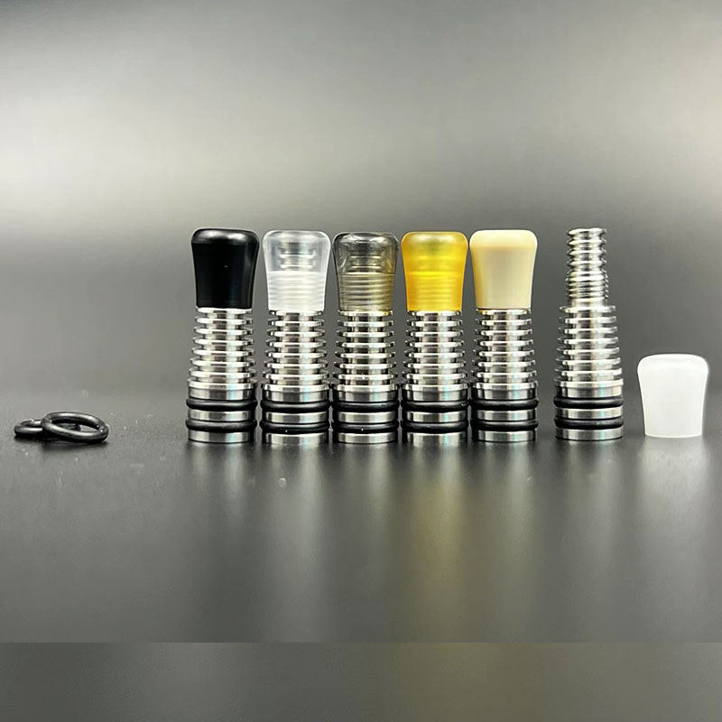 Vafflee 415 Benimaru style Drip tip 510 mtl mouthpiece short 3.3mm inner diameter for RDA RBA RTA tank Vape accessory - Image 6