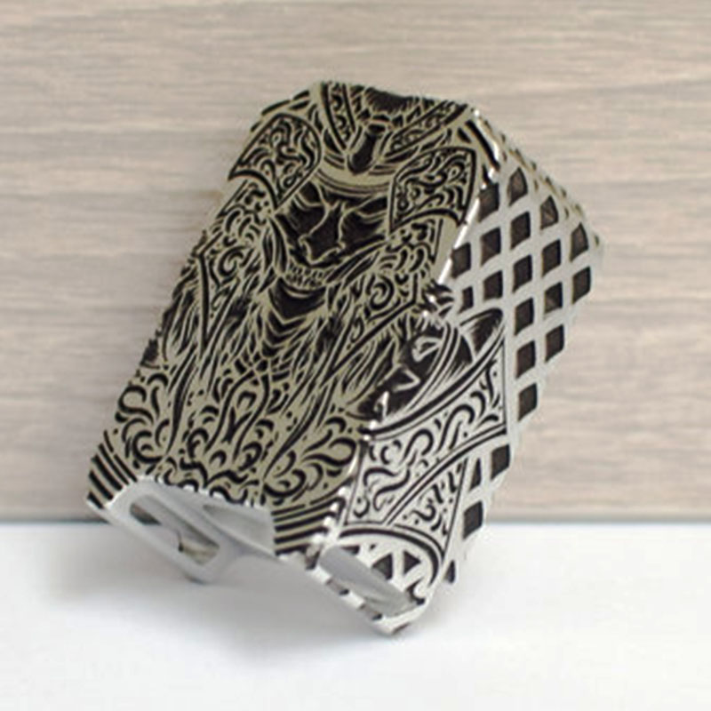 MK MODS Engraved boro tank warrior pattern for Billet box mod - Image 6