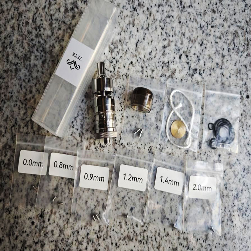 YFTK Style Ti Titanium Flash E-vapor V4.5S+ RTA Rebuildable Atomizer Ti Material 23mm 4.5ml Dual Post Design E-Cigarette Vaper Vape Pen - Image 6
