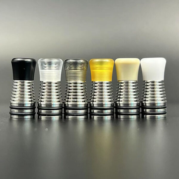 Vafflee 415 Benimaru style Drip tip 510 mtl mouthpiece short 3.3mm inner diameter for RDA RBA RTA tank Vape accessory