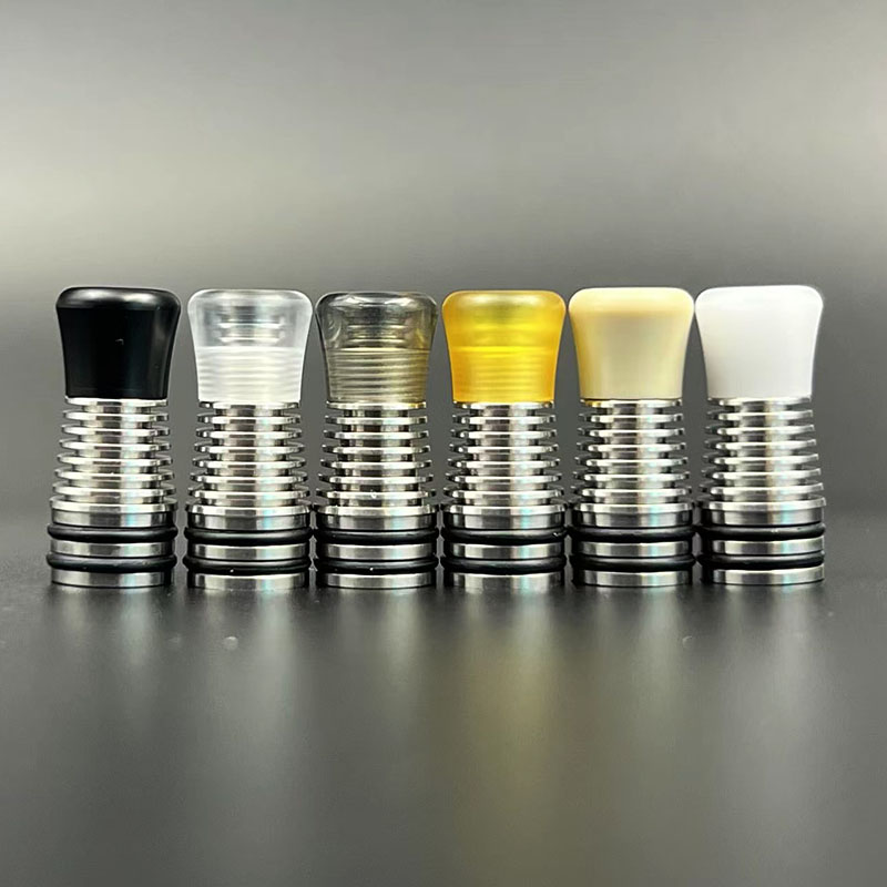 Vafflee 415 Benimaru style Drip tip 510 mtl mouthpiece short 3.3mm inner diameter for RDA RBA RTA tank Vape accessory