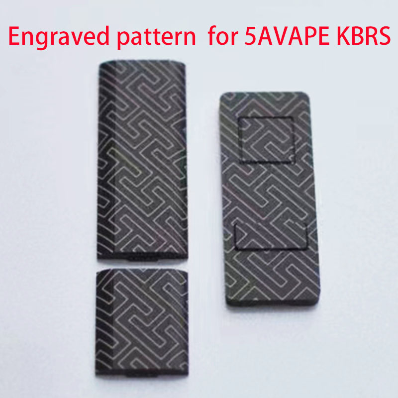 Engraved pattern Panel Plate for PSYCHOMOD KBR-S Style Mod Kit for 5gvape SXK KBRS - Image 7
