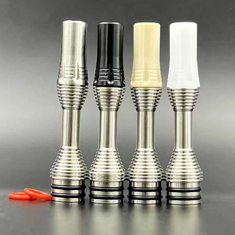 Vafflee vape 510 Drip Tip Four One Five 415 long Tip Tombo Giri Baby Style Set for RDA RBA RTA tank atomizers E-cigs accessory - Image 9
