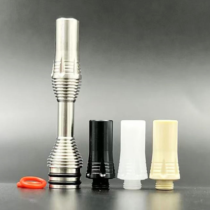 Vafflee vape 510 Drip Tip Four One Five 415 long Tip Tombo Giri Baby Style Set for RDA RBA RTA tank atomizers E-cigs accessory - Image 10