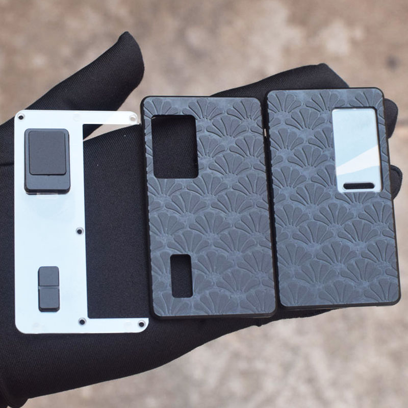 Vafflee MK MODS engraved panels door with inner for dotMod dotaio v2 vape plate Accessory - Image 3