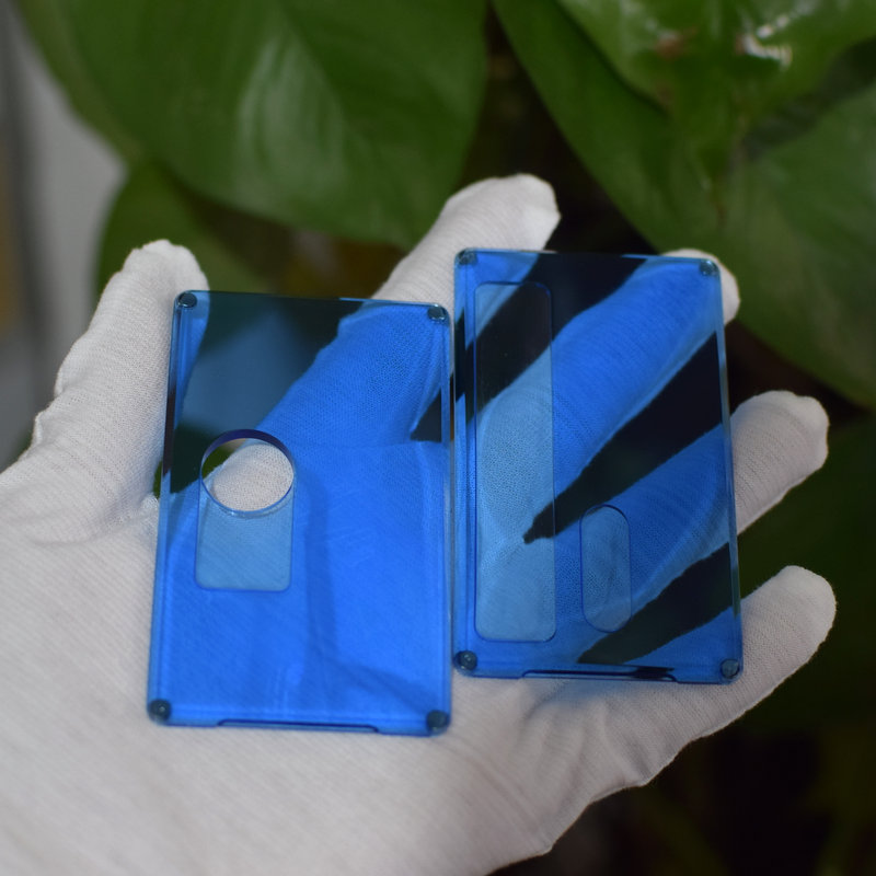 MK mods round button style DNA BILLET BOX mod BB clear panels door - Image 2