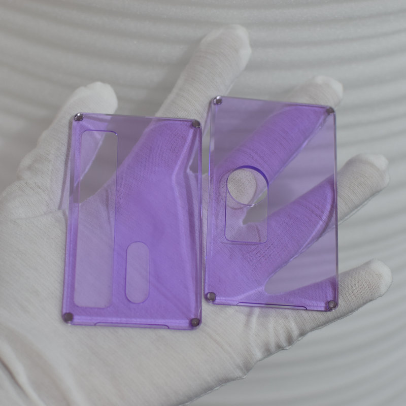 MK mods round button style DNA BILLET BOX mod BB clear panels door