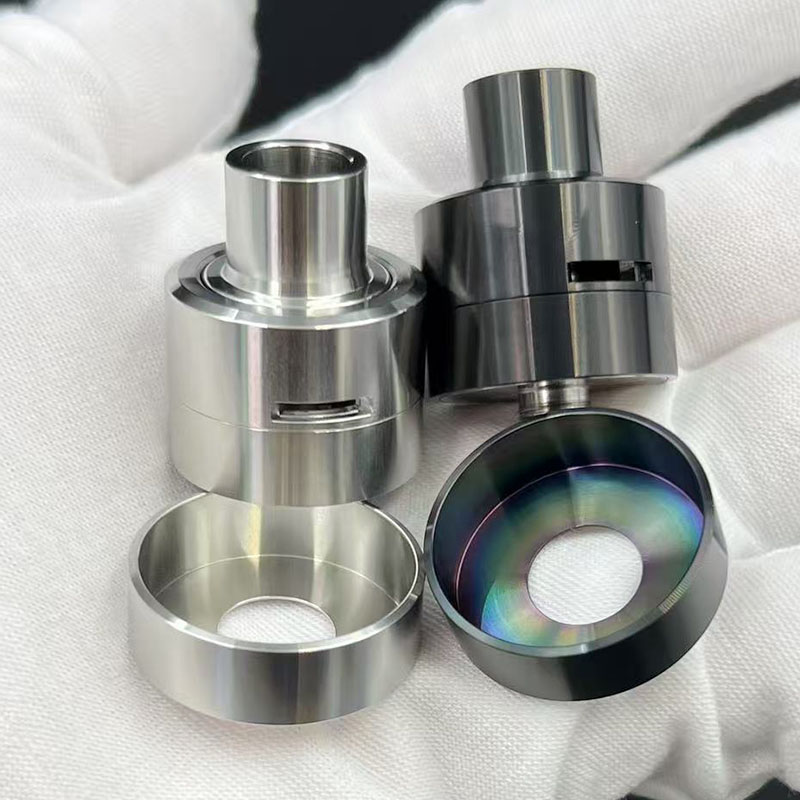 Vafflee Matty RDA Tank Atomizer 316SS double Single Coil Rebuilding Dripping Tank With Squonk BF PIN 24mm Ring For 510 Vape BOX Mod - Image 3