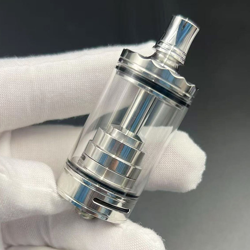 Vafflee Style Diplomat RDL RTA Atomizer 23mm Mirror Polished Single Coil Rebuildable Tank with 2.0/2.5/3.0/3.5/4.0mm air pin - Image 3