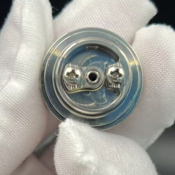 Vafflee vape Diplomat RTA MTL Atomizer 23mm 316ss Polishing Single Coil Rebuildable Tank Bottom Airflow with 3 Chambers And 5 Air pins - Image 3