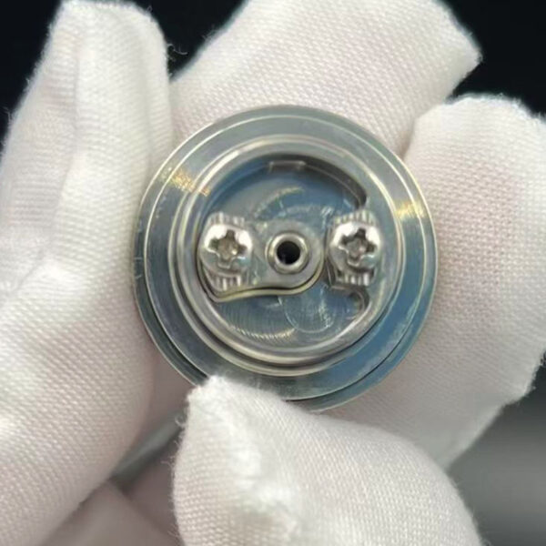 Vafflee vape Diplomat mtl nano Short style RTA Atomizer 23mm 316ss Mirror polishing Top Fill Single Coil Rebuildable Tank Bottom Airflow - Image 4
