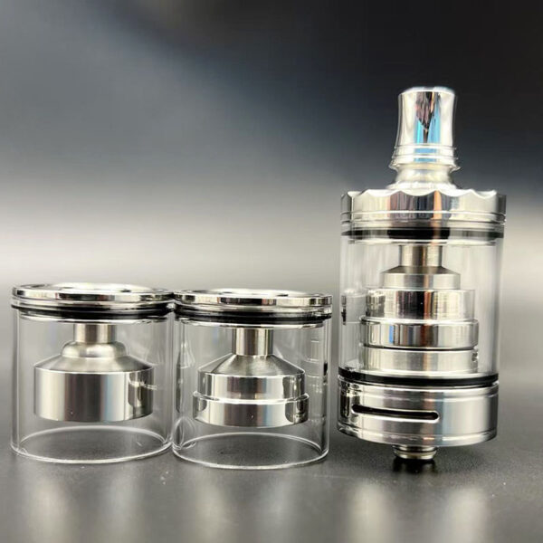 Vafflee  Diplomat nano RDL Short style RTA vape Atomizer 23mm Top Filling Single Coil nano tank - Image 3