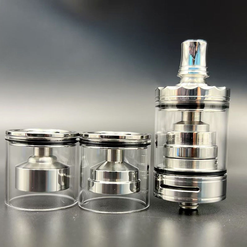 Vafflee  Diplomat nano RDL Short style RTA vape Atomizer 23mm Top Filling Single Coil nano tank - Image 3