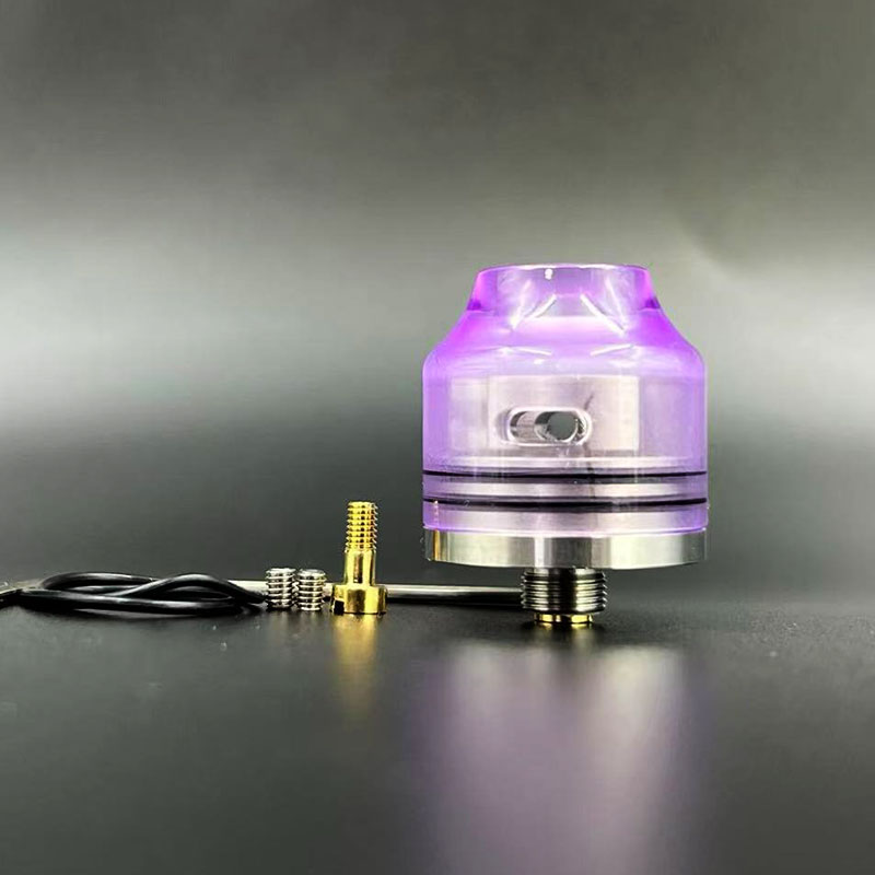 Vafflee WASP Nano RDA Atomizer 316 SS 22mm diameter Single Coil Rebuildable Tank With BF Squonk Pin - Image 4