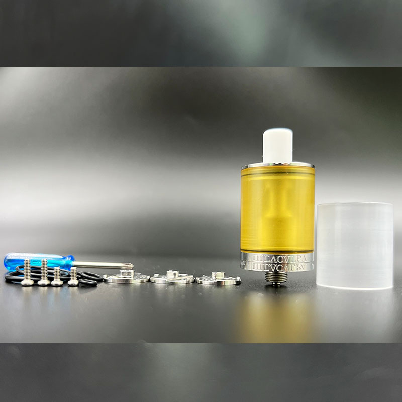 Vafflee vape Mea Culpa MTL RTA 22mm 3.5ml 316ss Single Coil Rebuildable RTA Tank Atomizer With 4 Airflow Disks Vape Vaporizer Bellcap - Image 6