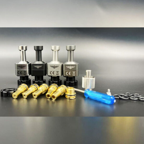 Vafflee GG Submarine RBA Bridge vape billet rba for Billet / BB / Boro Tank 316SS Air Pin 1.0/1.2/1.5/2.5/3.5/4.5mm - Image 3