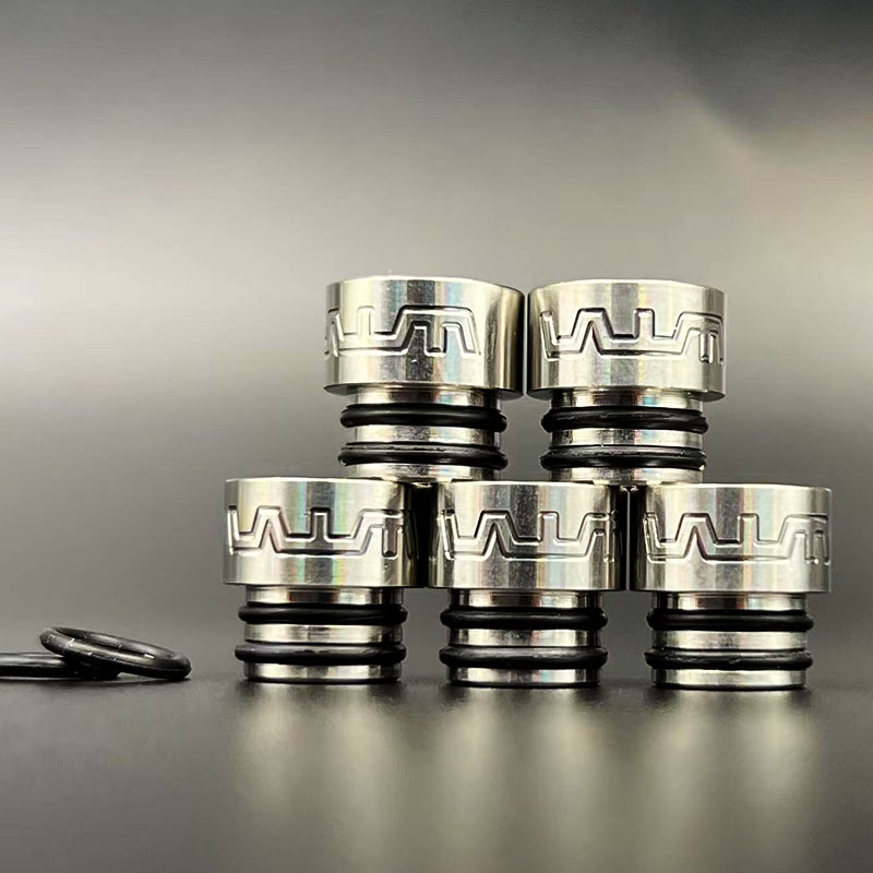 Vafflee vwm 510 drip tip 510 transfer 316SS for Flash e-Vapor V4.5s+ taifun gtr rta thank