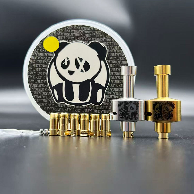 VAFFLEE Wick'D REMIX’D RBA Revised Styled Bridge 316ss With 7PCS Air Pins for Boro Devices / Billet / BB Mod Kit Panda V4 RBA