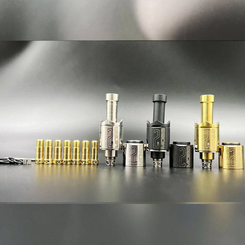 VAFFLEE Monarchy MOBB V2 M2 RBA Bridge Tank With .0 / 1.2 / 1.5 / 1.8 / 2.0 / 2.5 / 3.0mm Pin For SXK BB Billet Box Mod