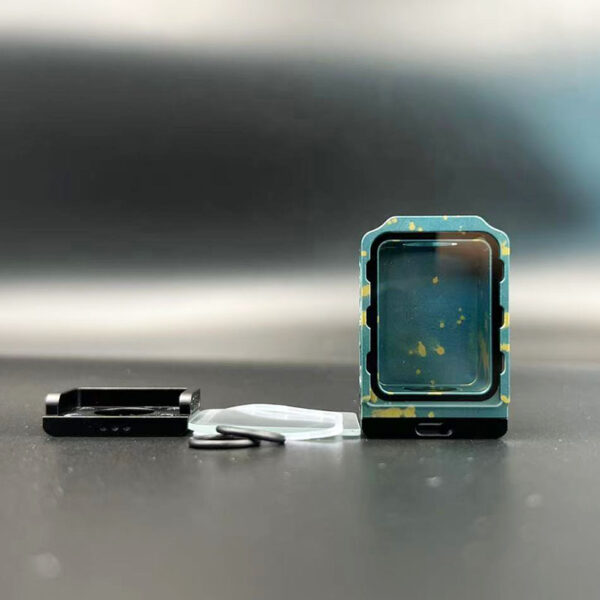 Vaffle Customized WICK'D XO Style Boro Tank WICK D XO Boro Tank aluminum for BB / Billet AIO Box Mod Kit - Image 10