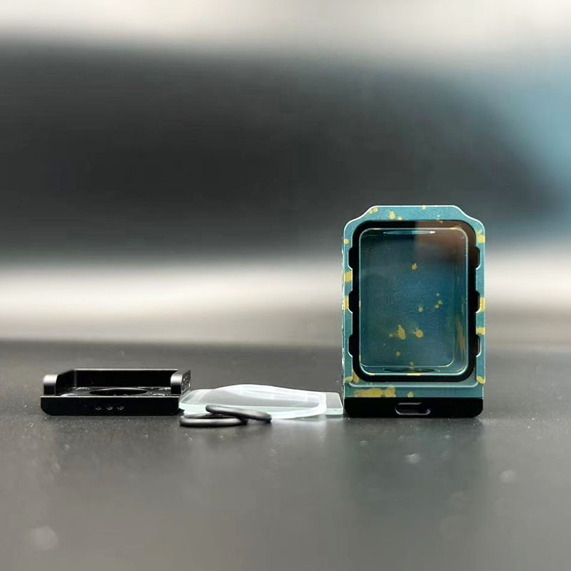 Vaffle Customized WICK'D XO Style Boro Tank WICK D XO Boro Tank aluminum for BB / Billet AIO Box Mod Kit - Image 10
