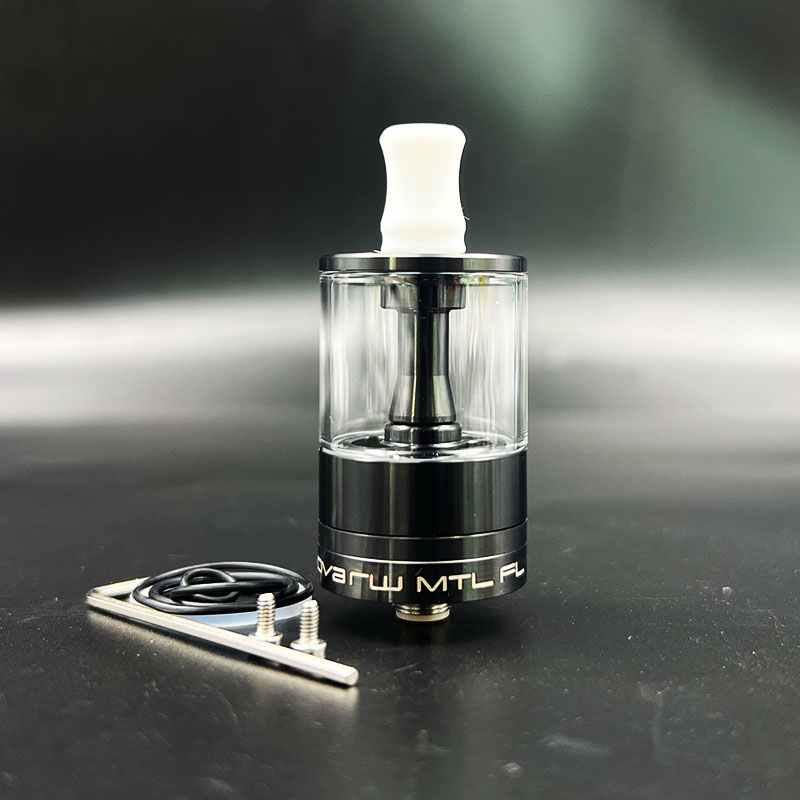 Vafflee Dvarw MTL FL RTA 24mm mtl vape Single Coil Rebuildable Tank Vape rta Atomizer tank 3.5ml / 6.0ml 24mm 316ss glass Atomizer - Image 12