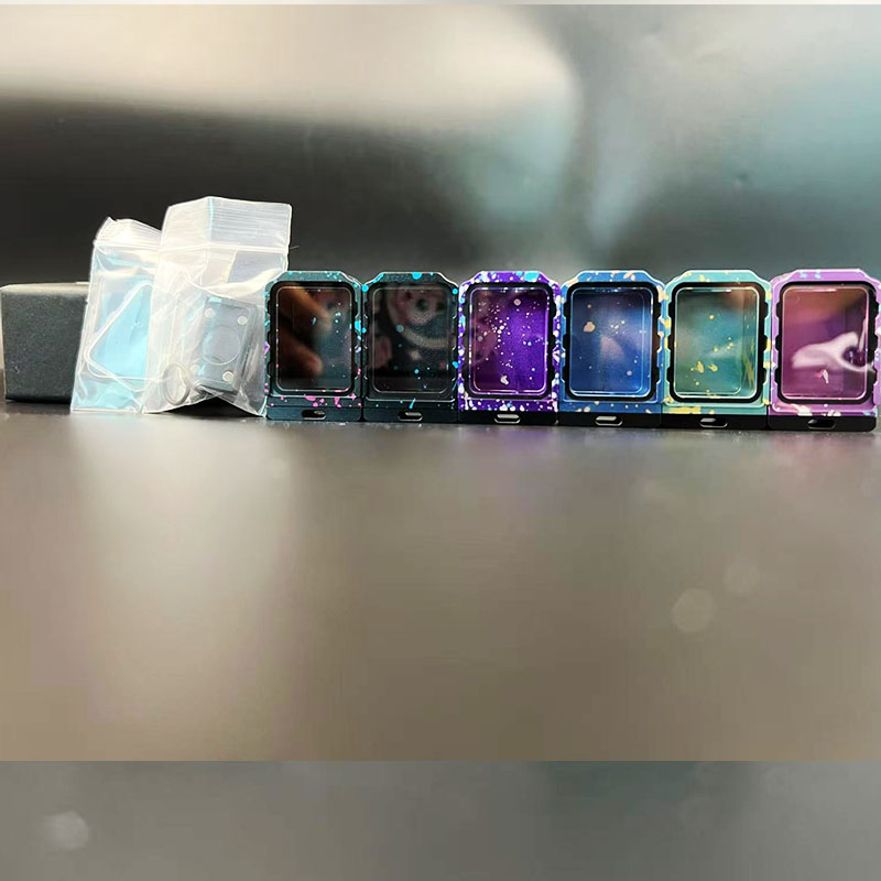 Vaffle Customized WICK'D XO Style Boro Tank WICK D XO Boro Tank aluminum for BB / Billet AIO Box Mod Kit - Image 12