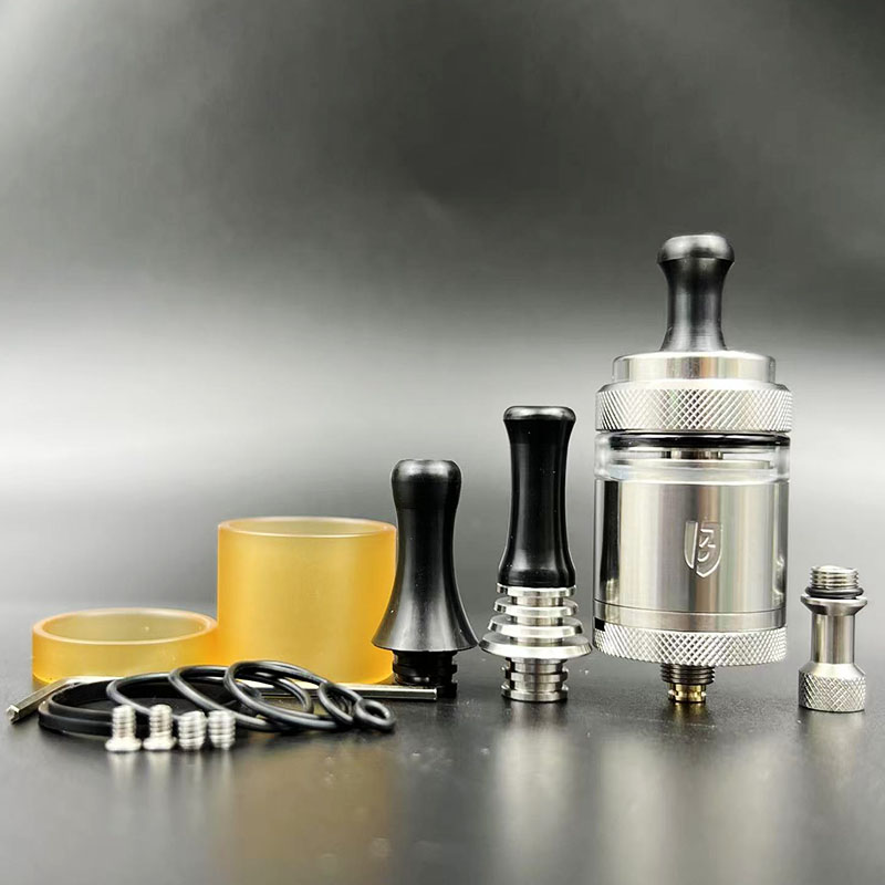 Vafflee Berserker V3 MTL RTA Atomizer BSKR B3 MTL Tank 2ml/6ml 24mm Top Fill Single Coil With 3 MTL Drip Tips Rebuildable Tank RTA - Image 7