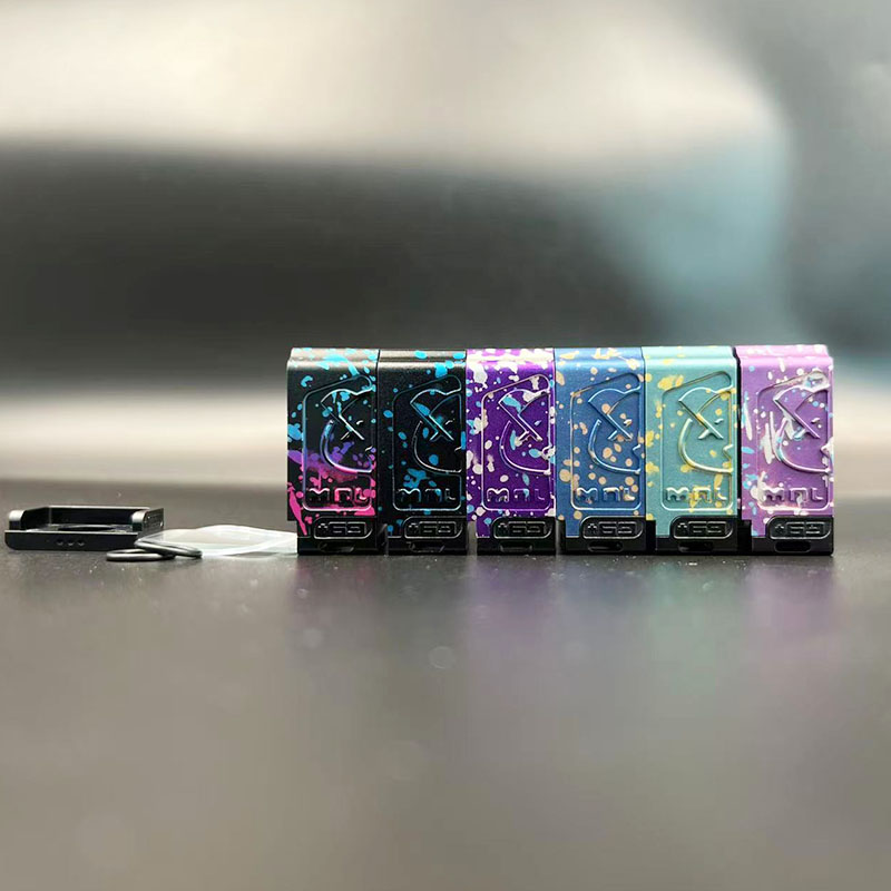 Vaffle Customized WICK'D XO Style Boro Tank WICK D XO Boro Tank aluminum for BB / Billet AIO Box Mod Kit - Image 11