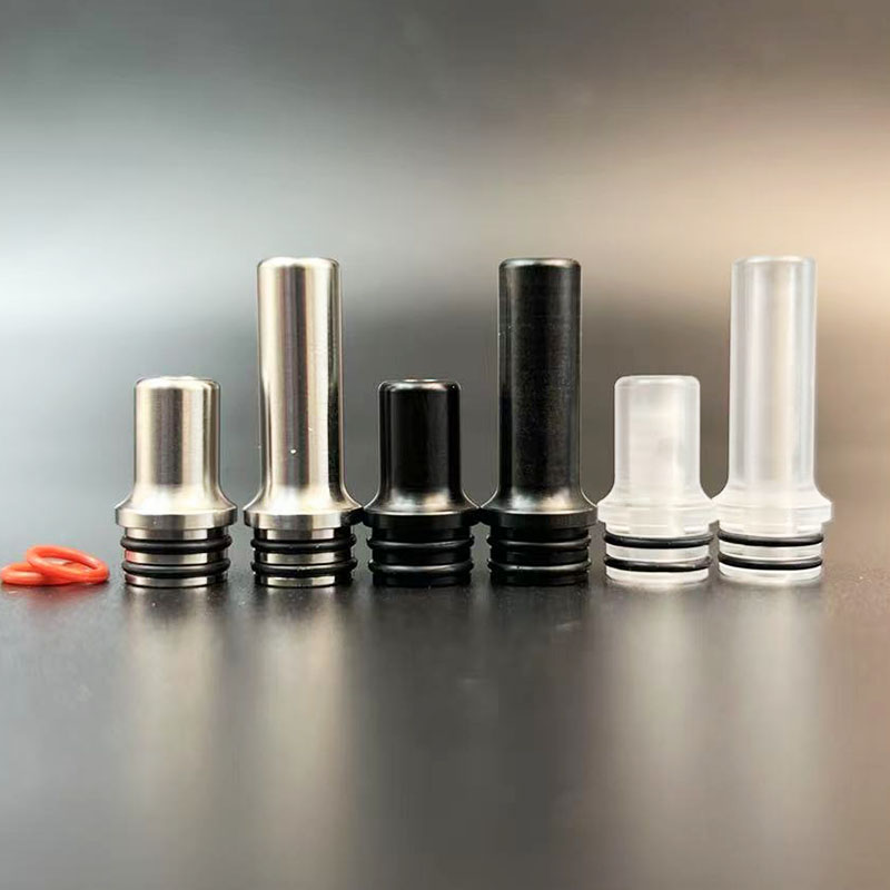 Vafflee vape drip tip 510 mag 22 long and short kit ss pom pc mouthpiece narrow bore tips for RTA RDA RTDA tank vape accessory