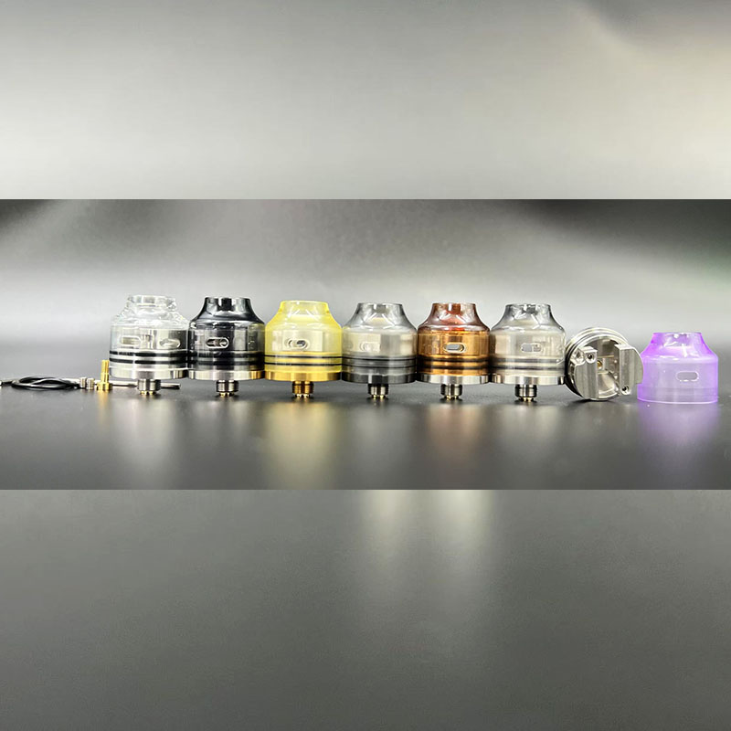 Vafflee WASP Nano RDA Atomizer 316 SS 22mm diameter Single Coil Rebuildable Tank With BF Squonk Pin - Image 5